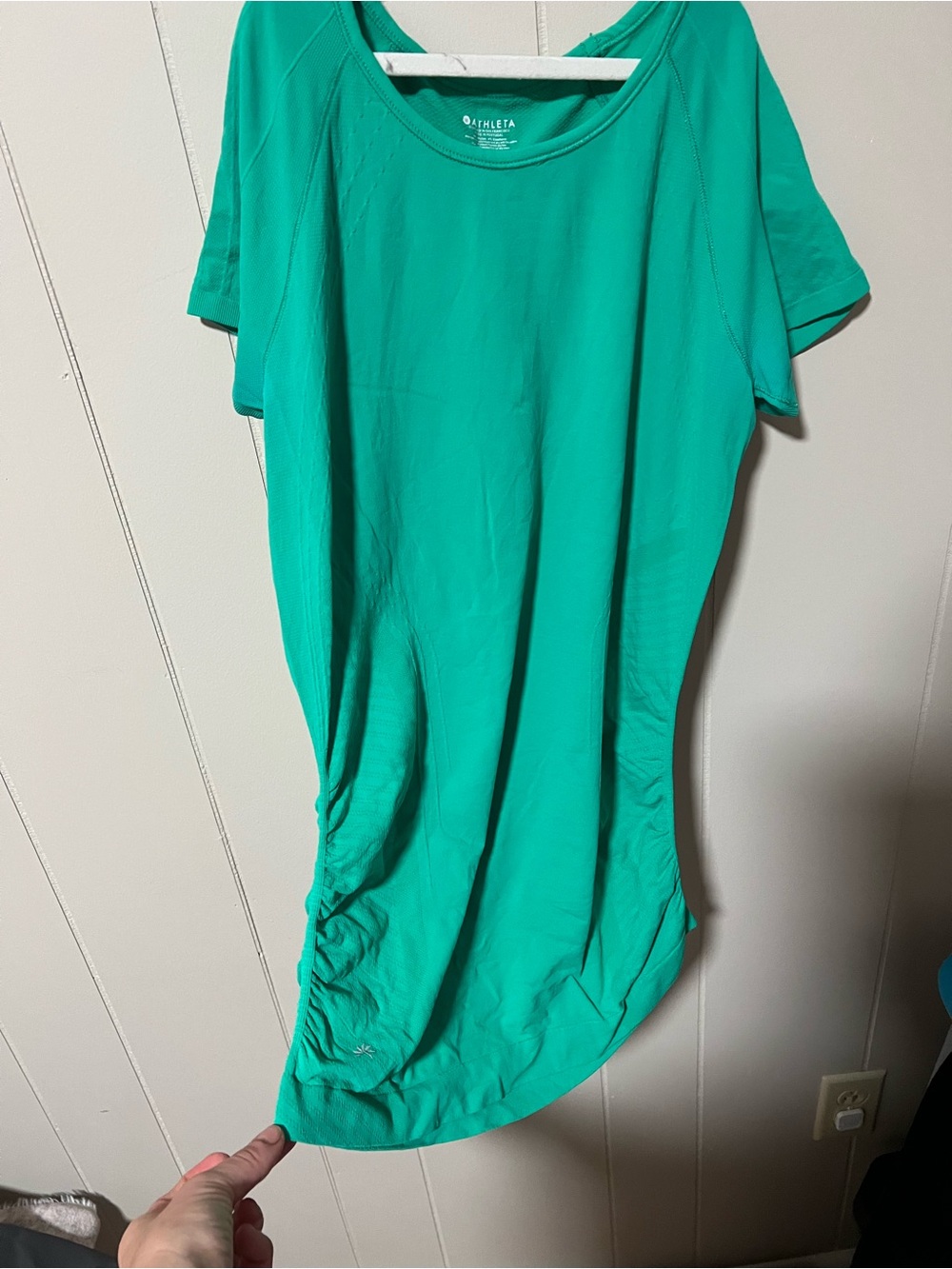 Athleta Teal Green Short-Sleeve Active Tunic